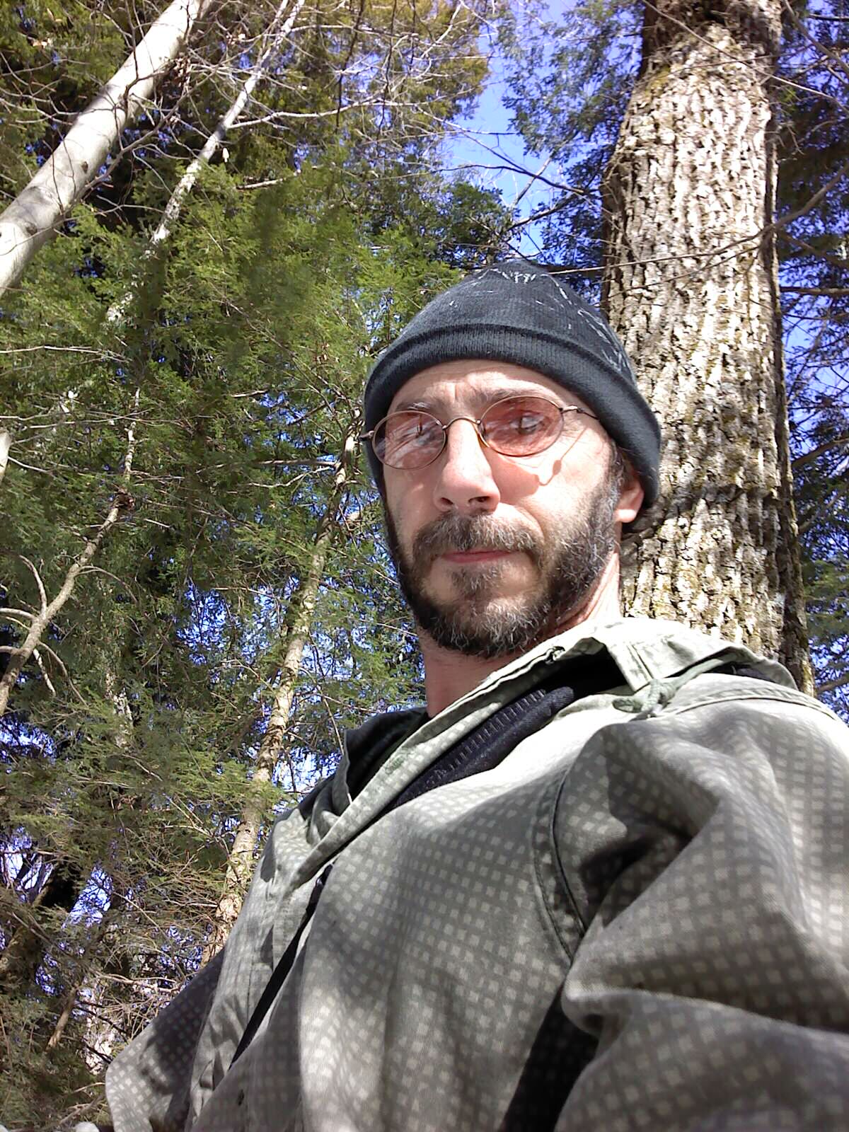 I am Paul McLean on top of Clute Mnt, Day NY