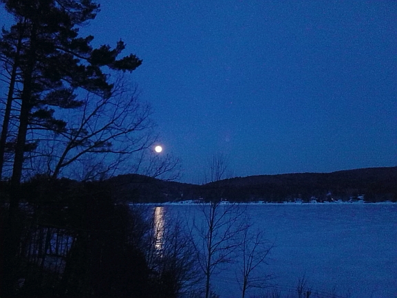 SpringFullMoon_20190320_193119 base of Clute Mnt, Day NY